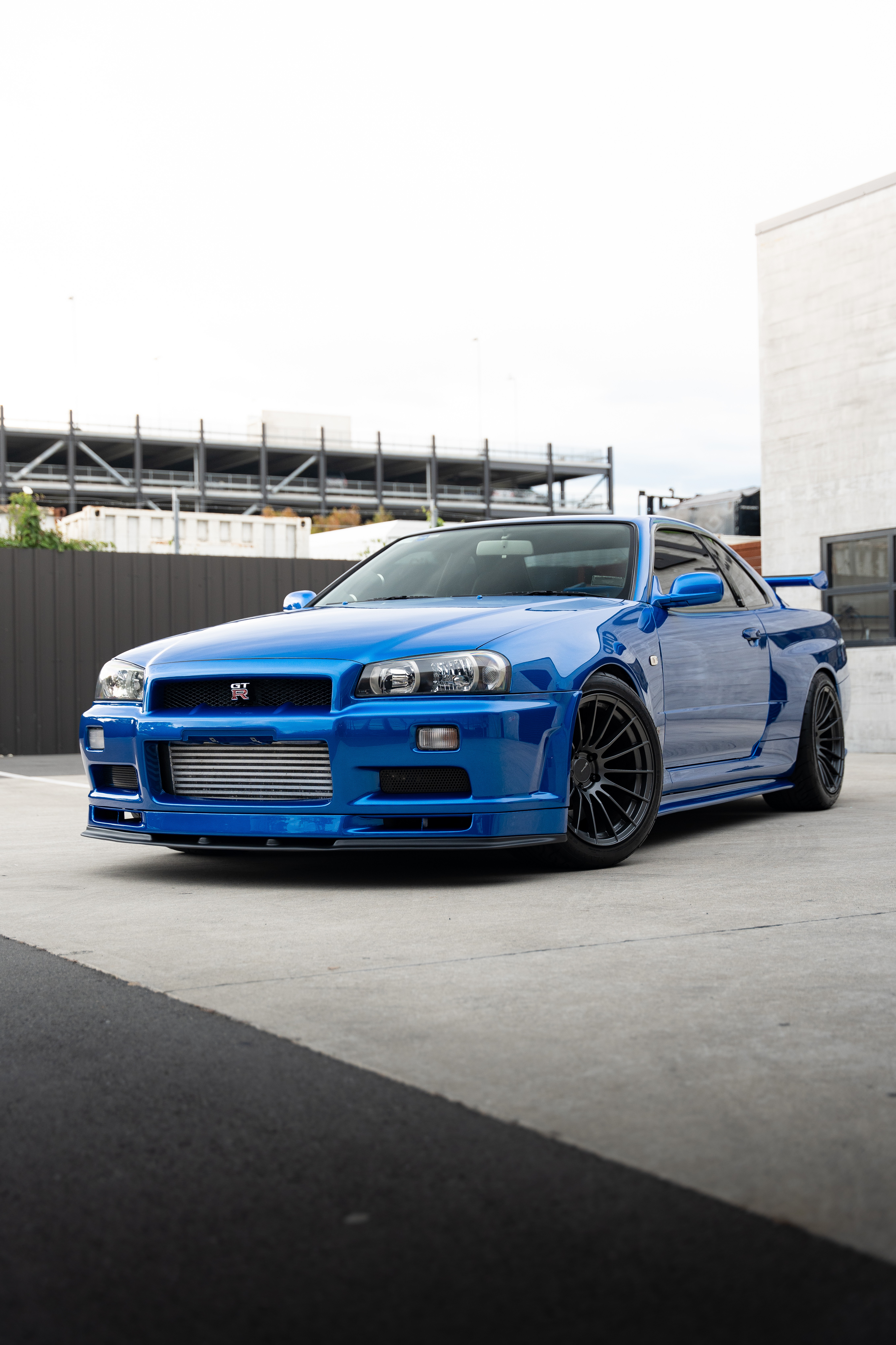 Nissan R34 GT-R · Blue